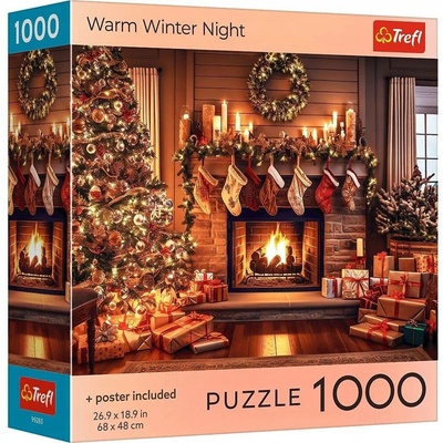 Trefl 1000 USA Collection Teplá zimní noc