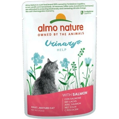 Almo Nature Cat Functional Urinary Help s lososom 70 g