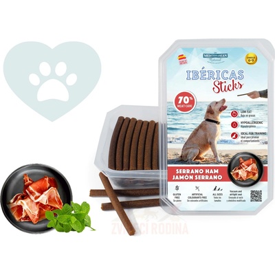 Ibéricas Sticks Serrano Ham 900 g 75 ks