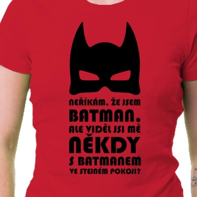 Dámské tričko Jsem Batman dámské