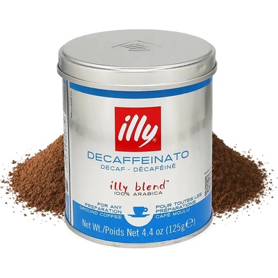 Illy Bez kofeinu mleté kávy 125 g