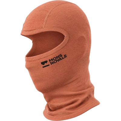 Mons Royale Kukla B3 MERINO BALACLAVA S/M oranžová