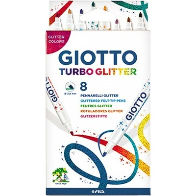 Giotto Turbo Glitter 425800 8 ks