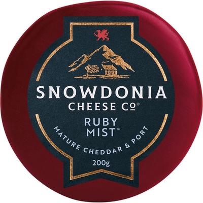 Snowdonia Sýr Cheddar RUBY MIST s portským vínem 200 g