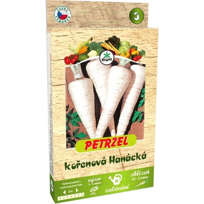 BIOM Výsevný pásik Petržlen koreňový Hanácky 5 m