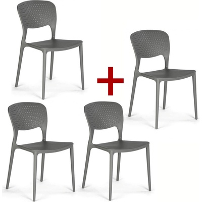 B2B Partner Easy II šedá 4 ks