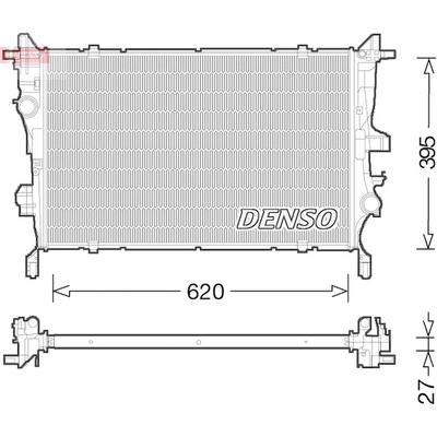 Chladič, chlazení motoru DENSO DRM09045 DE DRM09045