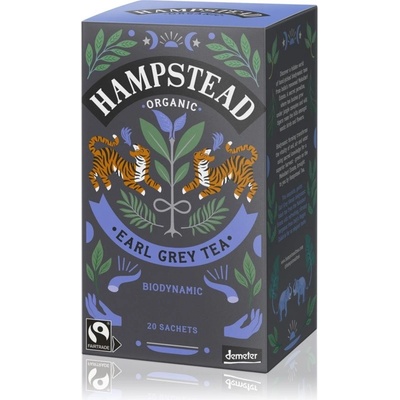 Hampstead Tea London BIO černý čaj s bergamotem Earl Grey 20 ks