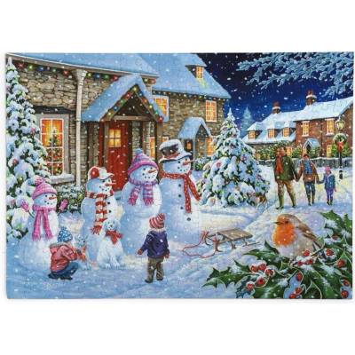 House of Puzzles Zasnežená prechádzka s rodinou 250 veľkých dielov