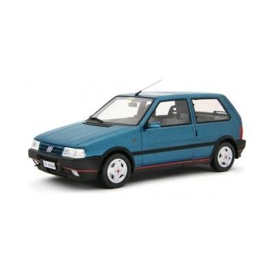 Laudoracing-Model Fiat Uno Turbo i.e. Antiskid 1988 modrá 1:18