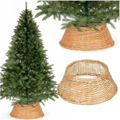 Obal na stojan vánočního stromku Kadax hnědý proutěný 45 cm