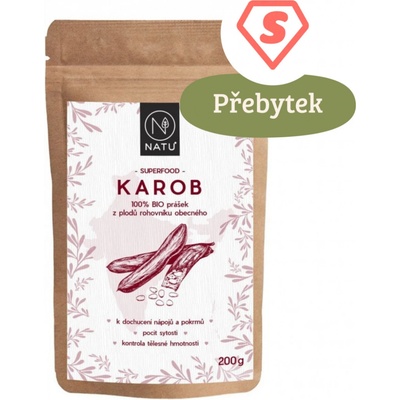 Natu Karob Bio 200 g – Hledejceny.cz