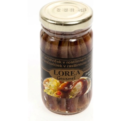 Lorea Gourmet Filety z ančoviček v rostlinném oleji 95 g