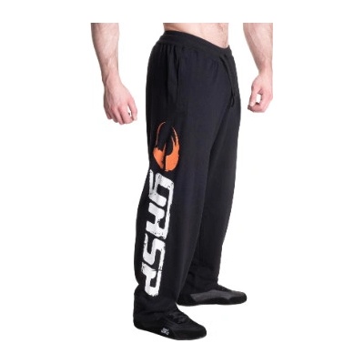 Gasp Sweatpants BLACK/WHITE pánské sportovní tepláky černo-bílé