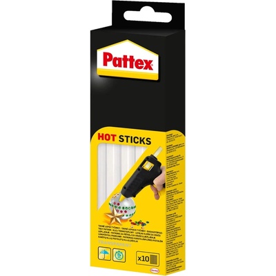 Pattex – lepiace tavné tyčinky Hot, Ø 11 mm, 200 g, transparentné, 10 ks