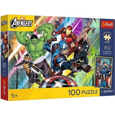 TREFL Premium Plus Kids Avengers Sila a moc 100 dielov