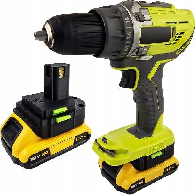 Virgo 3D Adaptér baterie DeWalt 18V XR pro nářadí RYOBI ONE akumulátor - redukce / adaptér