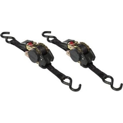 Master Lock - Set 2 ks upínací popruhy se zatahovací ráčnou a háčky Master Lock 3238EURDAT - 300 cm