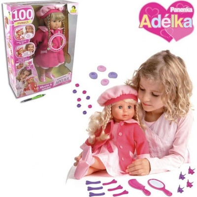 MaDe 62307 Adélka 100 funkcí růžové šaty