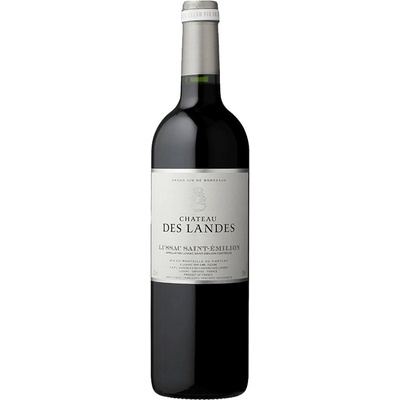 Chateau Des Landes Lussac Saint Émilion červené 2017 13,5% 0,75 l (čistá fľaša)