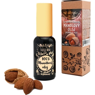 SoZoLe Rose Mandlový olej za studena lisovaný 30 ml – Hledejceny.cz