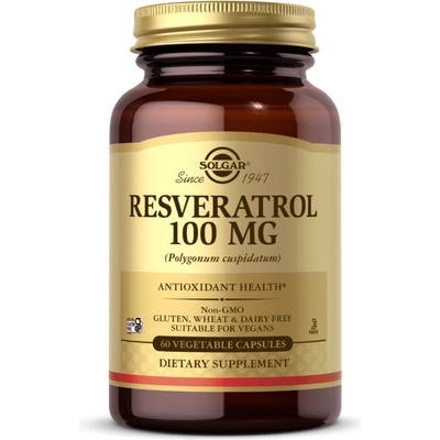 Solgar Resveratrol (z Polygonum cuspidatum) Solgar 100 mg 60 Kapsuly