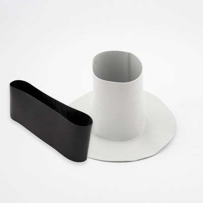 PVC tvarovka kulatá uzavřená rozměru 65–105 mm + smršťovačka vel. 80