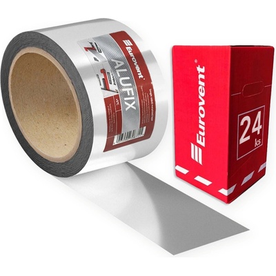 Eurovent AluFix Metalizovaná hliníková páska 75 mm x 50 m 24 ks