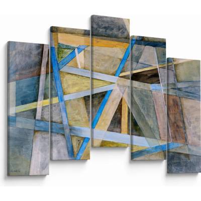 Obraz - Abstrakce, pětidílný 125x90 cm