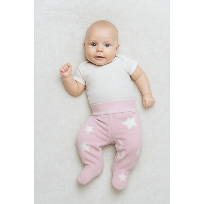 Baby Service Zimní polodupačky wellsoft svítící růžové