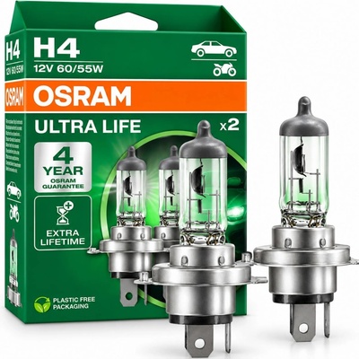 Osram Ultra Life H4 P43t 12V 60/55W 64193ULT-2HB 2 ks – Hledejceny.cz