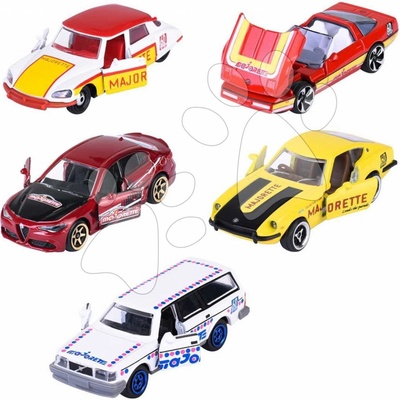 Majorette Autíčka Formula E Gen 2 Cars kovová s gumovými kolečky 7,5 cm délka sada 5 druhů
