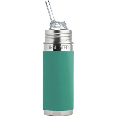 Pura Dětská láhev Termo se slámkou 260 ml Mint