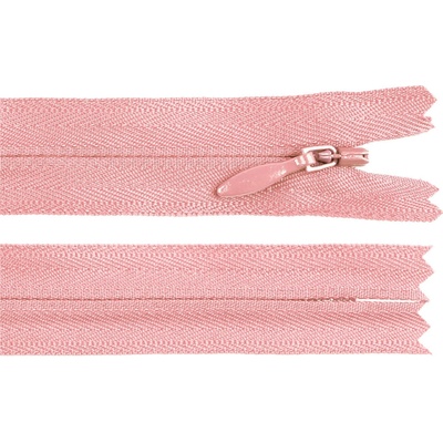 Prima-obchod Spirálový zip skrytý YKK No 4 délka 50 cm, barva 851 pudrová