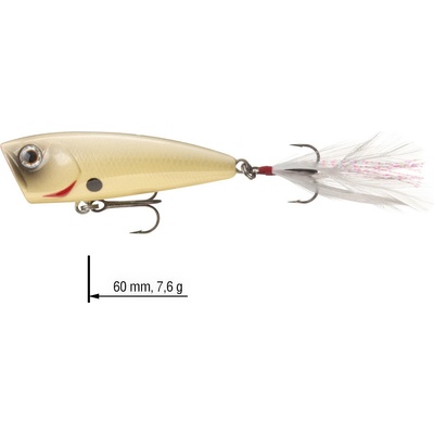Daiwa Popper Steez 60F 6 cm 7,6 g Bone