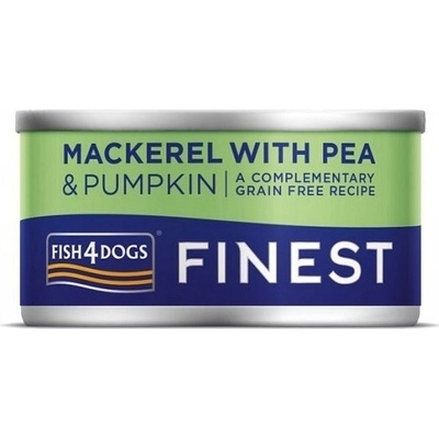 Fish4Dogs Finest s makrelou tekvicou a hráškom 85 g