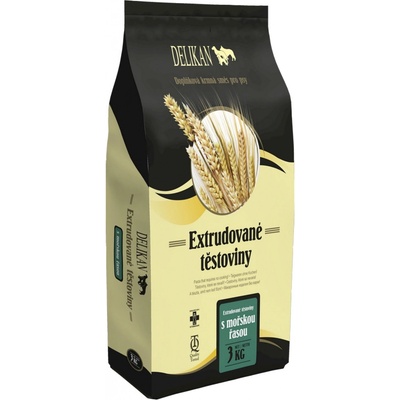 Delikan Dog Extrudované těstoviny s mořskou řasou 3 kg