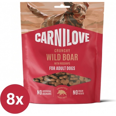 Carnilove Dog Crunchy Snack Wild Boar with Rosehips 8 x 200 g