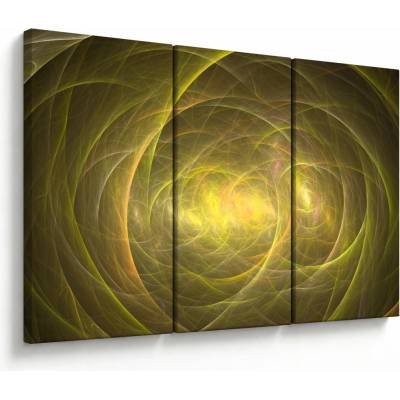 Moderní abstraktní obraz, třídílný 120x80 cm