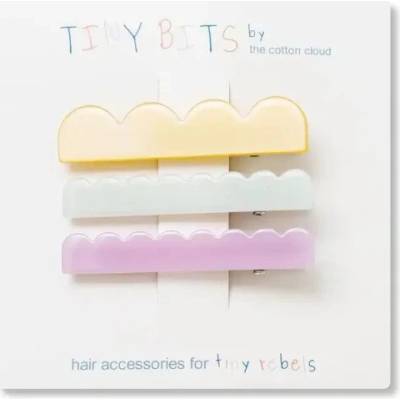 THE COTTON CLOUD Set 3 sponiek do vlasov cotton cloud waves pastel