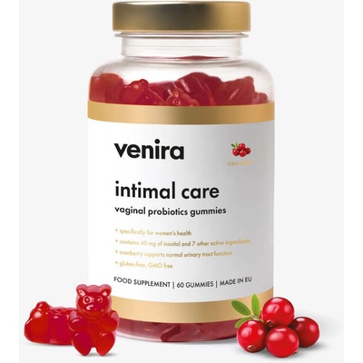 Venira intimal care vaginal probiotics gummies brusnica 60 cukríkov