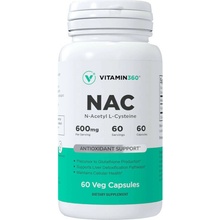 Vitamin360 NAC 600 mg 60 veganských kapslí