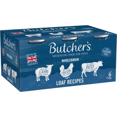 Butcher's Dog Original hovězí kuře jehněčí 6 x 400 g