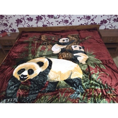 Ekvádor deka španělská PANDA 2003 vínová 200x240