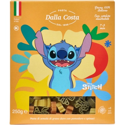 Dalla Costa Těstoviny Stitch tricolore Disney 250 g