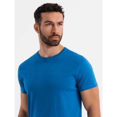 Ombre pánské triko OM-TSBS-0236 BLUE