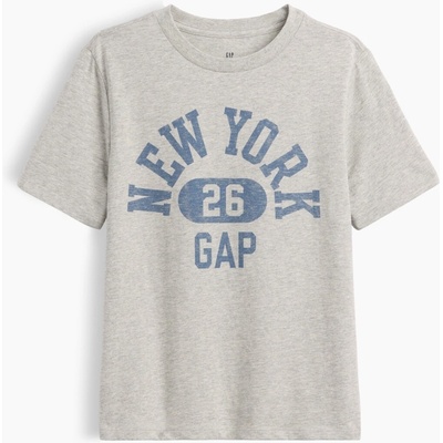 GAP detské tričko s logom sivá