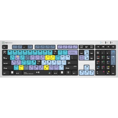 Logickeyboard Davinci Resolve Classic PC Slim Line UK