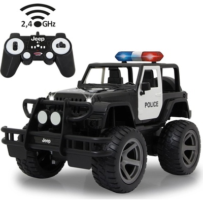 Jamara RC Jeep Wrangler Police s dálkovým ovládáním RTR