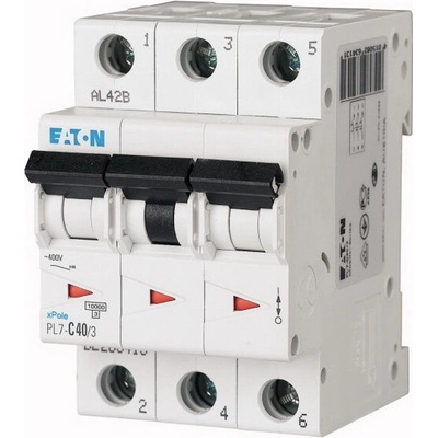 Eaton PL7-C40/3, char C 10kA 40A 263413